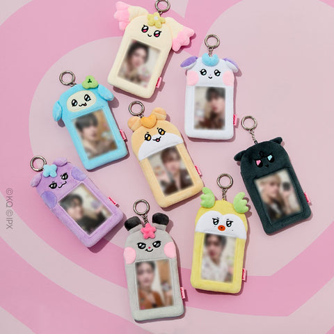 [PRE-ORDER] ATEEZ [MIGHTEEZ POP-UP MD] PHOTOCARD HOLDER PLUSH KEYRING