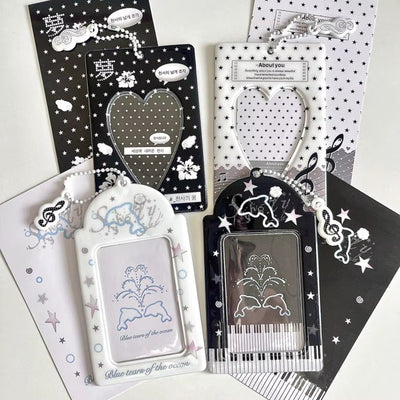 Black and White Photocard Holder