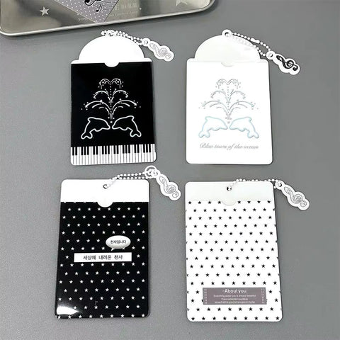 Black and White Photocard Holder