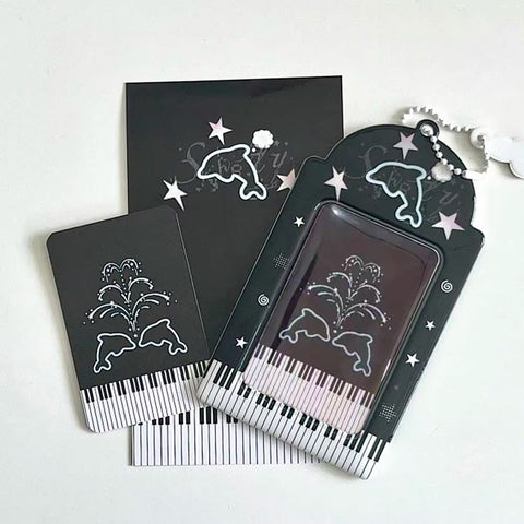 Black and White Photocard Holder