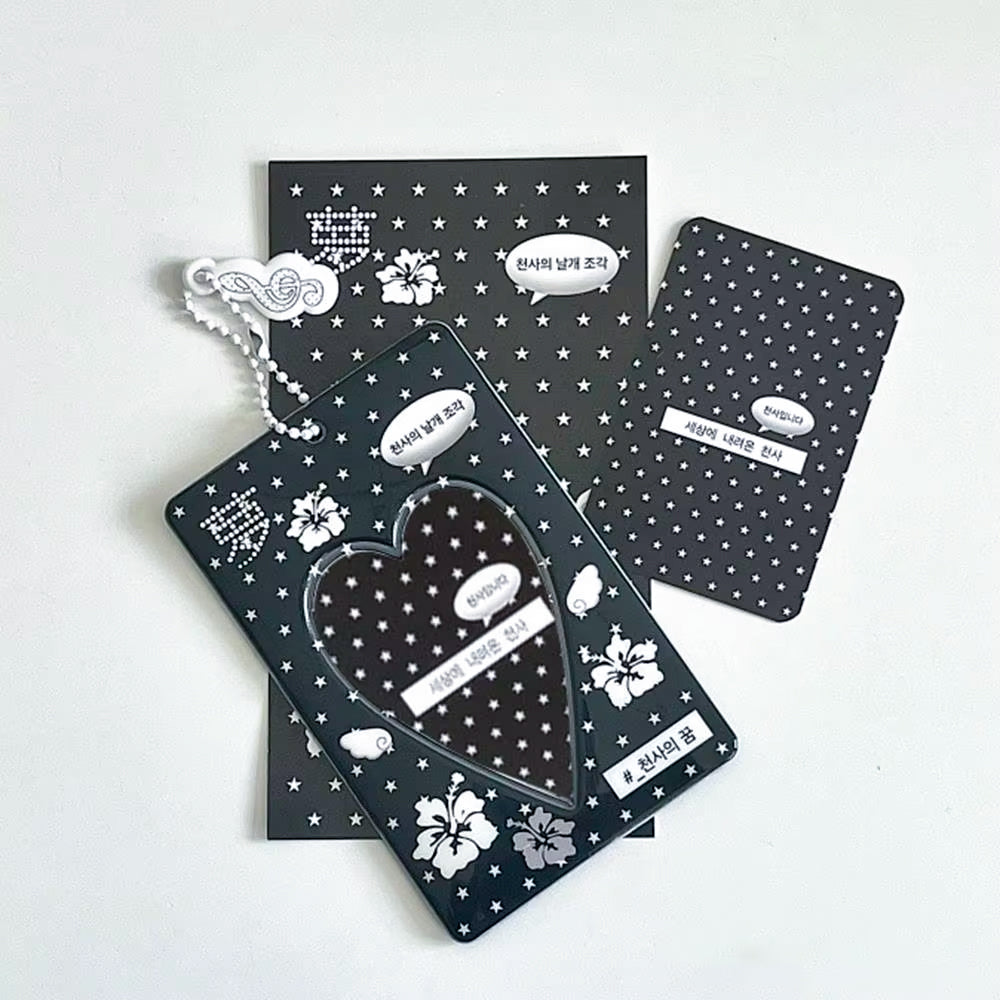 Black and White Photocard Holder