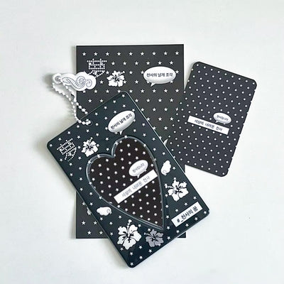 Black and White Photocard Holder