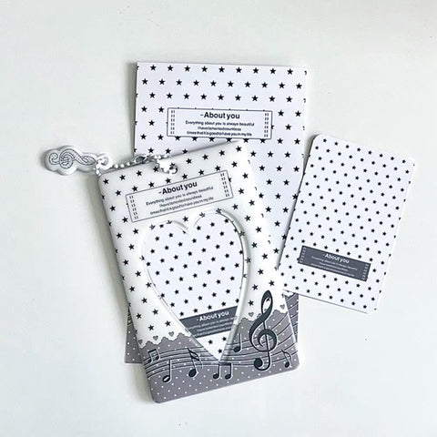 Black and White Photocard Holder