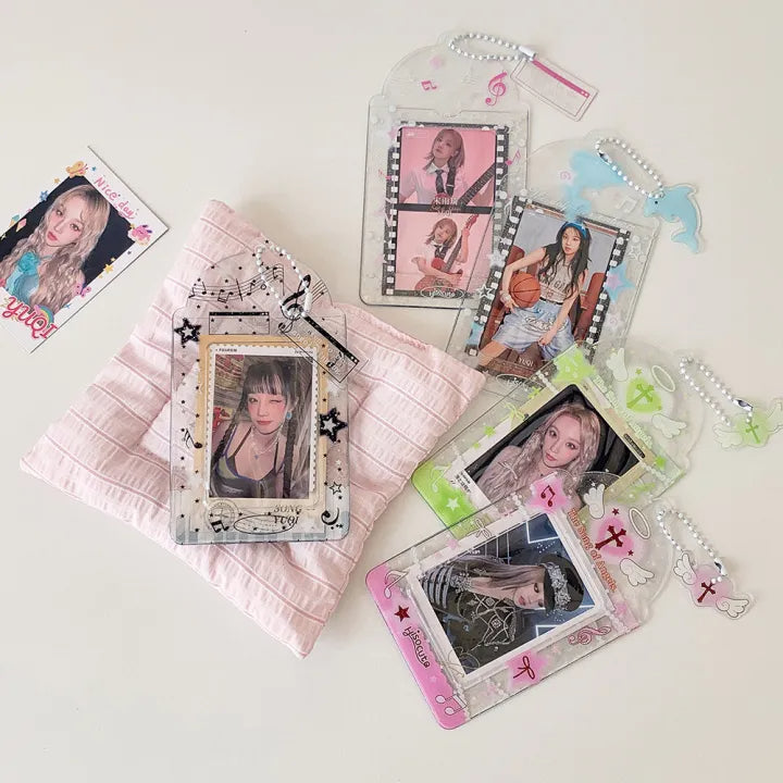 Music notes Clear Photocard holder