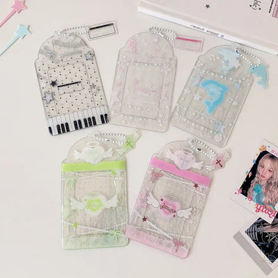 Music notes Clear Photocard holder