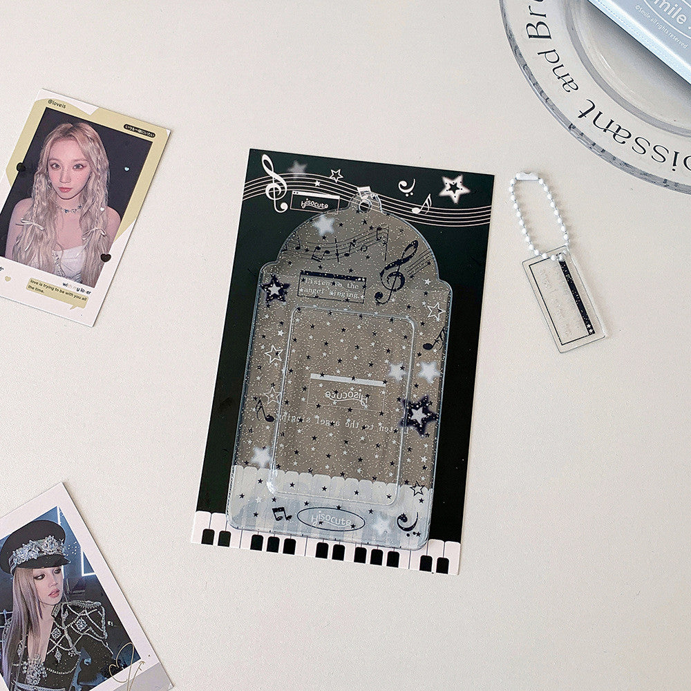 Music notes Clear Photocard holder