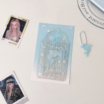 Music notes Clear Photocard holder