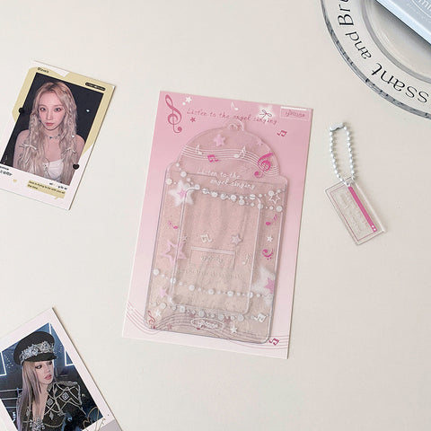 Music notes Clear Photocard holder