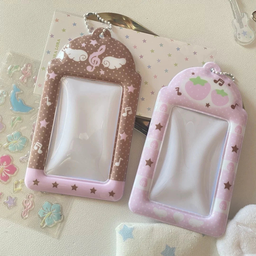 Brown and Pink Photocard Holder