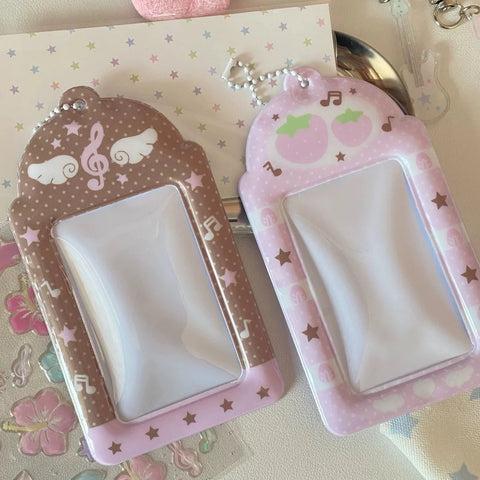 Brown and Pink Photocard Holder
