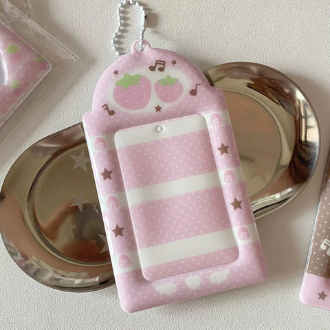 Brown and Pink Photocard Holder