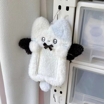 Bow Animal Plush Photocard Holder