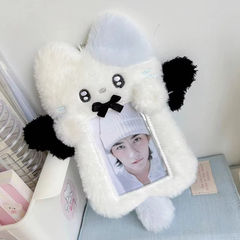 Bow Animal Plush Photocard Holder