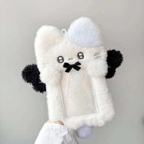Bow Animal Plush Photocard Holder