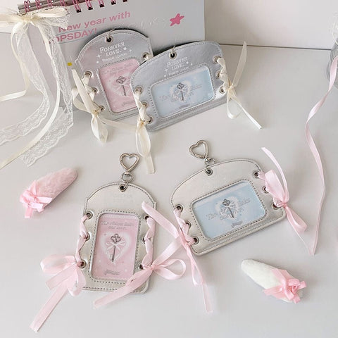 Ribbon Silver Photocard holder