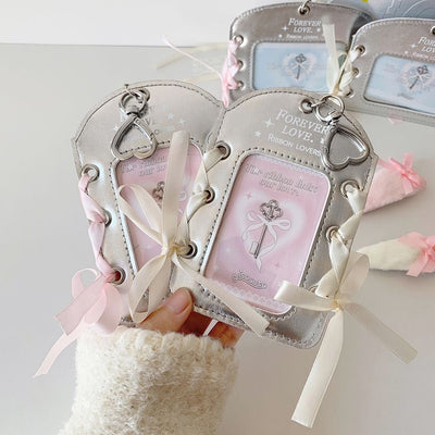 Ribbon Silver Photocard holder