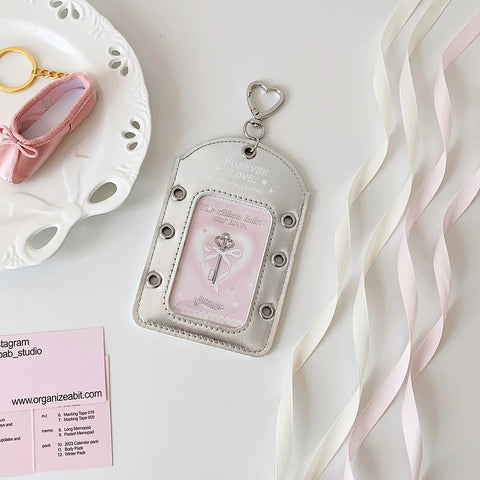 Ribbon Silver Photocard holder