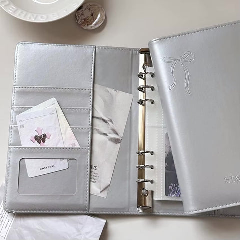 Soft Silver A5 Photocard Binder Copenhagen Kpop Soft Silver A5 Photocard Binder Copenhagen Kpop