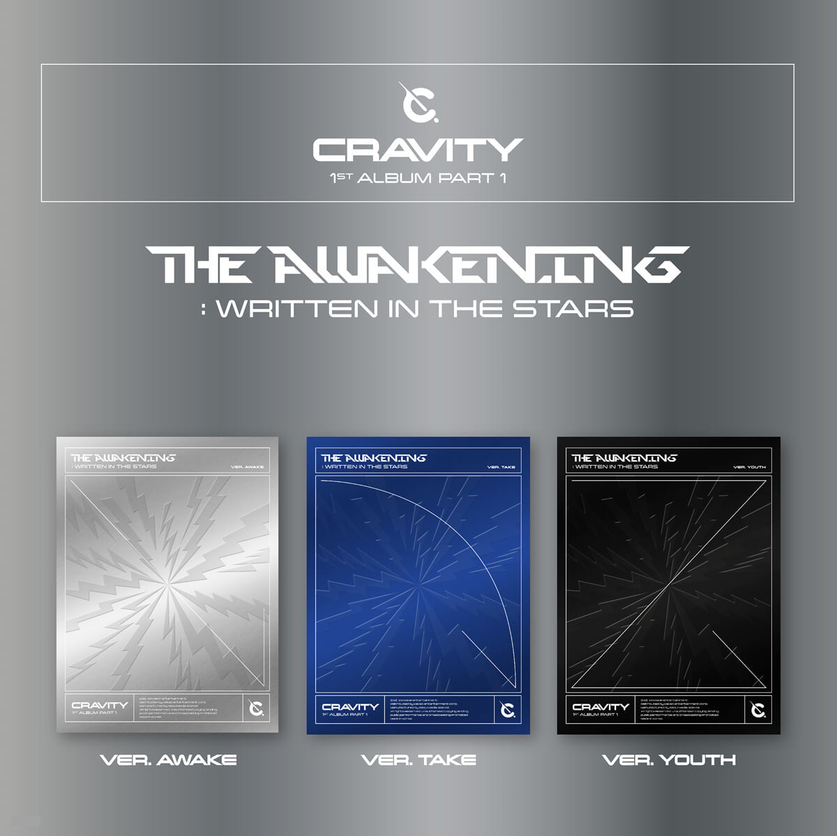 CRAVITY 1ST ALBUM PART 1 [THE AWAKENING: WRITTEN IN THE STARS] - Copenhagen Kpop