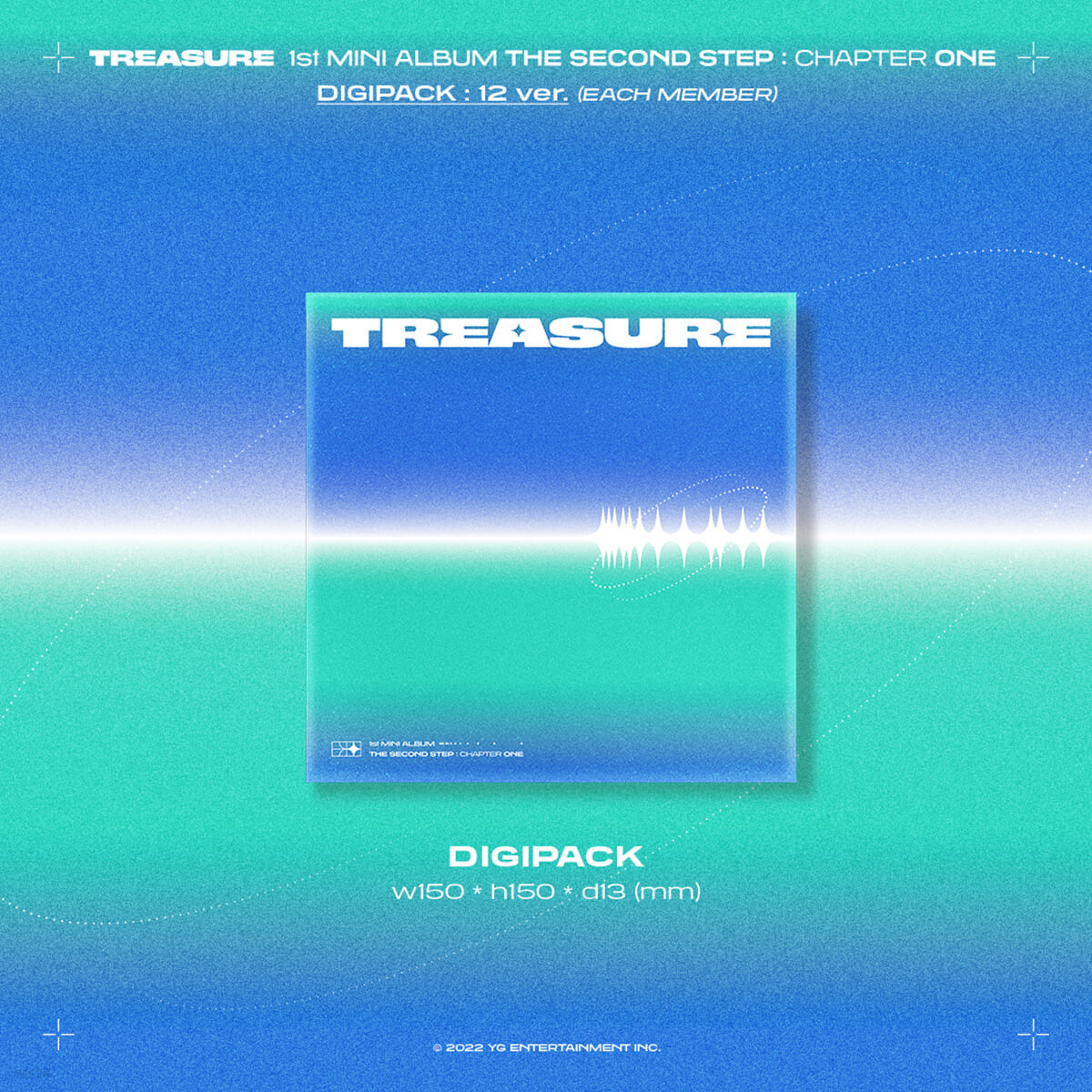 TREASURE THE SECOND STEP : CHAPTER ONE (DIGIPACK Ver.) - Copenhagen Kpop