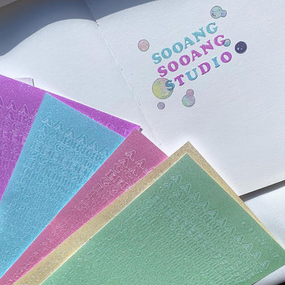 SOOANG STUDIO sherbet alphabet