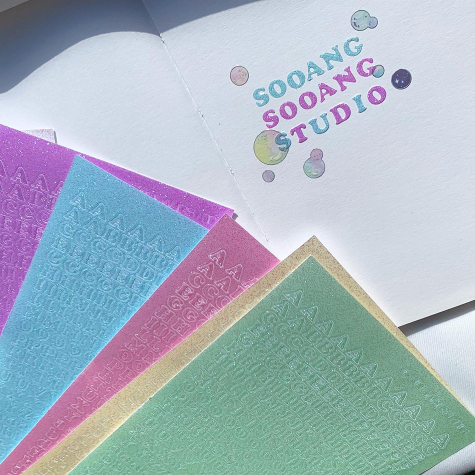 SOOANG STUDIO sherbet alphabet